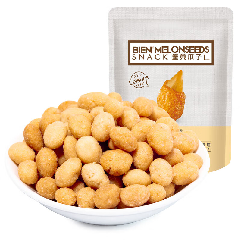 雅集蟹黄味瓜子仁袋装零食休闲 蟹黄味瓜子仁 130g *3包