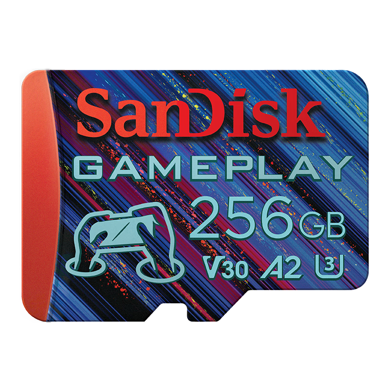 闪迪（SanDisk）256GB TF内存卡 A2 U3 V30 4K 游戏存储卡 读速190MB/s 写速130MB/s 游戏不卡顿 游戏机掌机专用卡