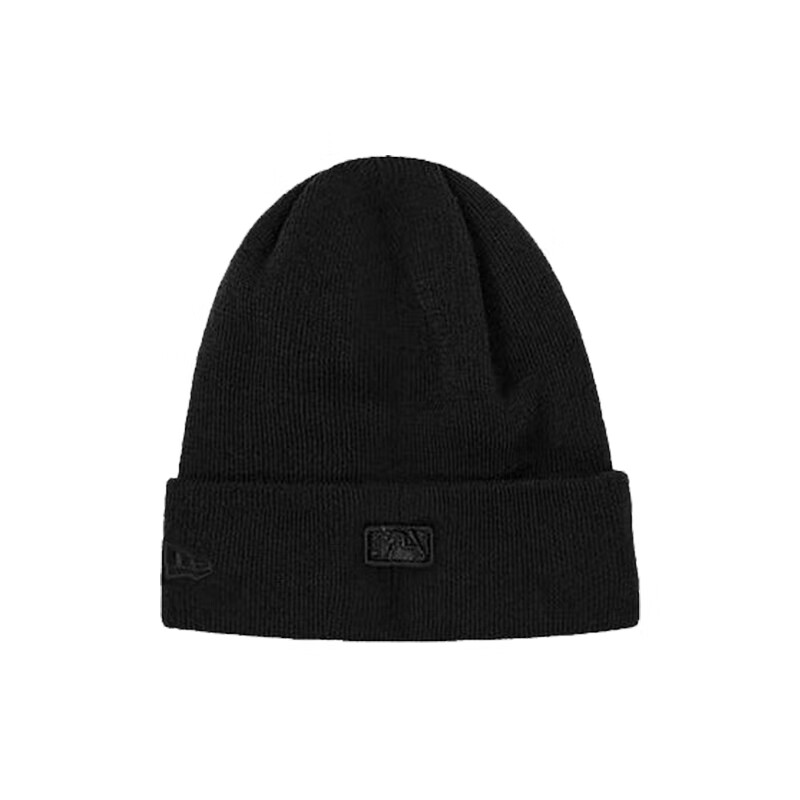 【准新品】NEW ERA纽亦华MLB（美职棒）秋冬男女同款刺绣保暖针织帽13792946黑色  