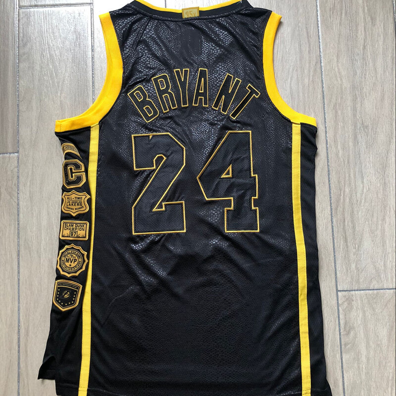 茸耀科比圣诞球衣24号kobe纪念退役篮球服au湖人队8刺绣复古背心男女