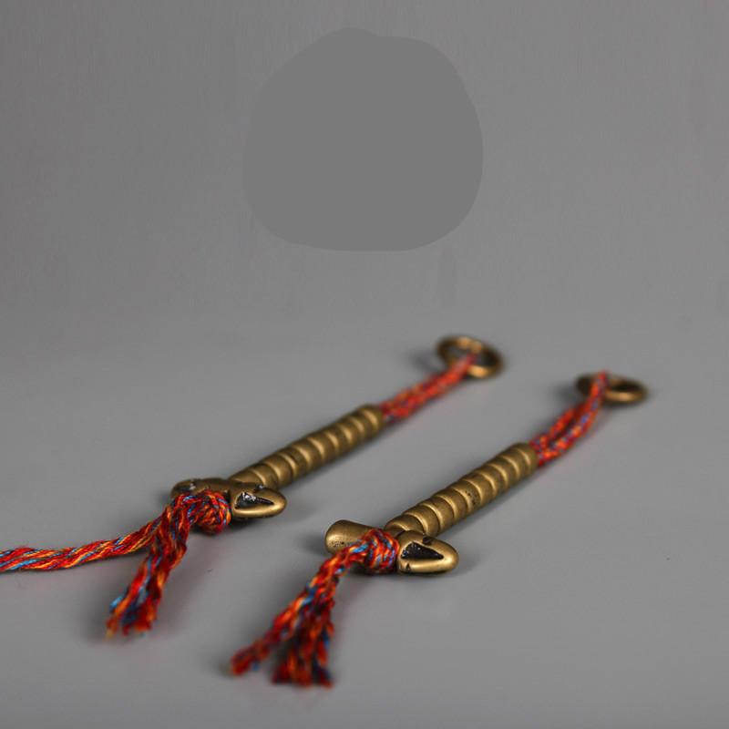 铭闽黄铜金刚杵铃计数器 星月金刚菩提手串侧挂藏式珠diy高端配饰 y