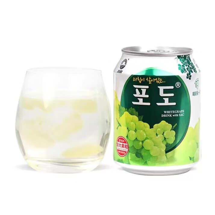 九日九日牌青提味青葡萄果肉果汁238ml*6瓶/12罐大颗粒真实果肉饮料 6