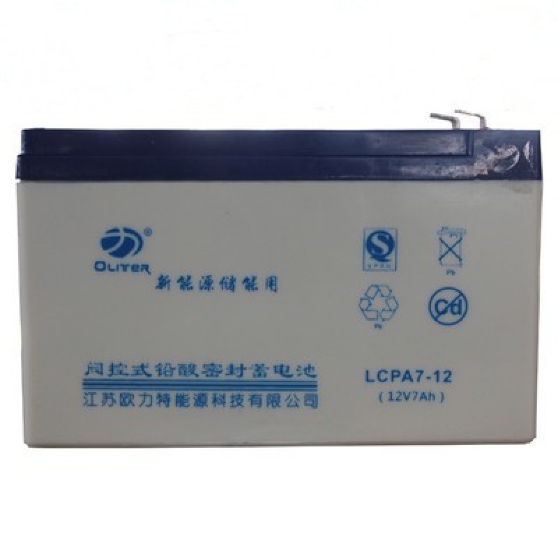 江苏欧力特蓄电池lcpa/lcpa12v7ah17a24a40a50a65a70a100a120a 12v7ah