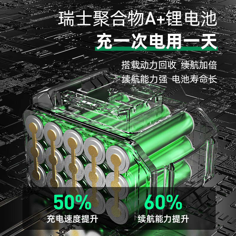 潭祖无刷无线充电式锂电池电锯家用小型单手持锯电动链锯柴户外伐木头 12寸无刷重载款两电*3链条