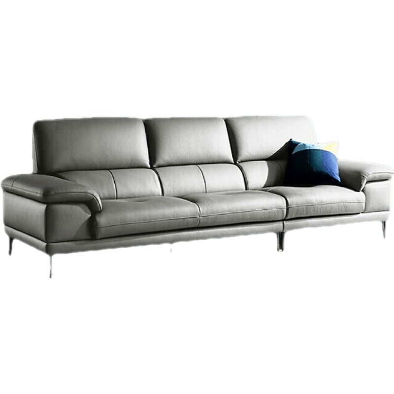 绿林咖 沙发 头层牛皮小户型简约现代皮艺沙发轻奢真皮沙发客厅组合整装 双人位(1.9m) 头层真皮