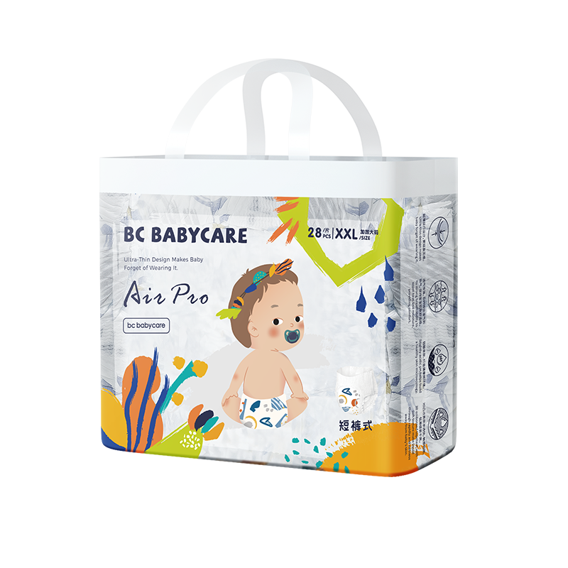 babycare  Air pro夏日超薄拉拉裤透气大号婴儿尿不湿成长裤XXL28(>15kg)