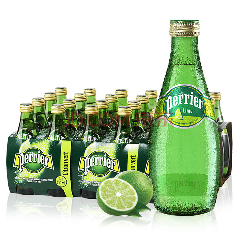 巴黎水(perrier)法国进口巴黎水矿泉水饮用水纯净气泡水rperrie含气矿