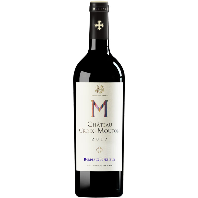 名庄靓年法国红酒十字木桐croix mouton超级波尔多aoc干红葡萄酒750ml