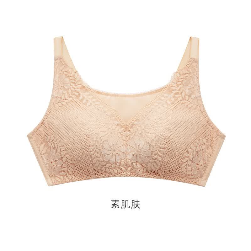 爱慕义乳 义乳文胸无钢圈术后专用固定全罩杯抹胸胸罩邂逅升级 淡雅肤