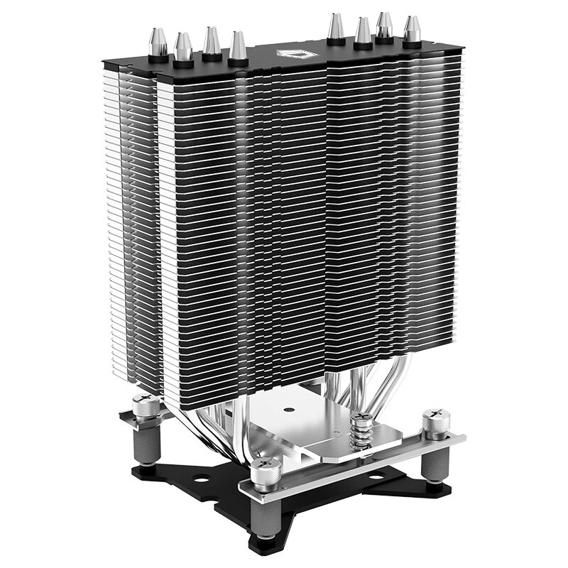 ID-COOLING SE-40 四热管双风扇镀镍塔式侧吹CPU散热器 多平台金属扣具温控高风压性能版风扇