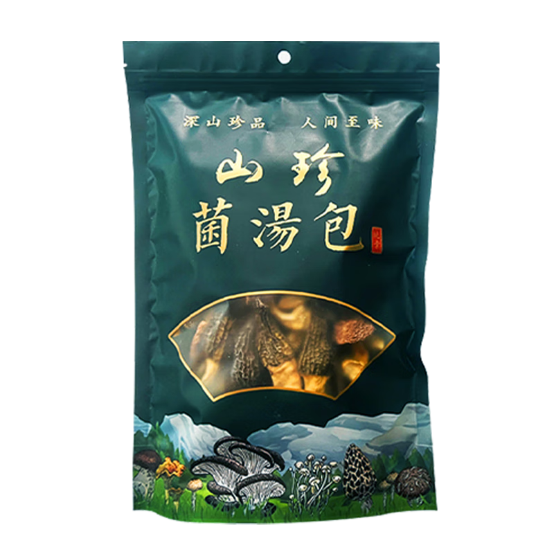 六養(yǎng)源云南山珍菌湯包【100g*2】羊肚菌菌菇湯料包煲湯食材燉雞湯湯料包