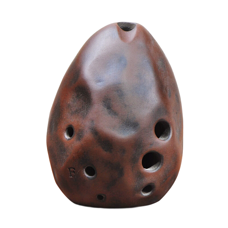 奇寶居空谷塤 收藏演奏石頭塤 八孔G調(diào)塤 陶塤 塤樂器 G調(diào)右起