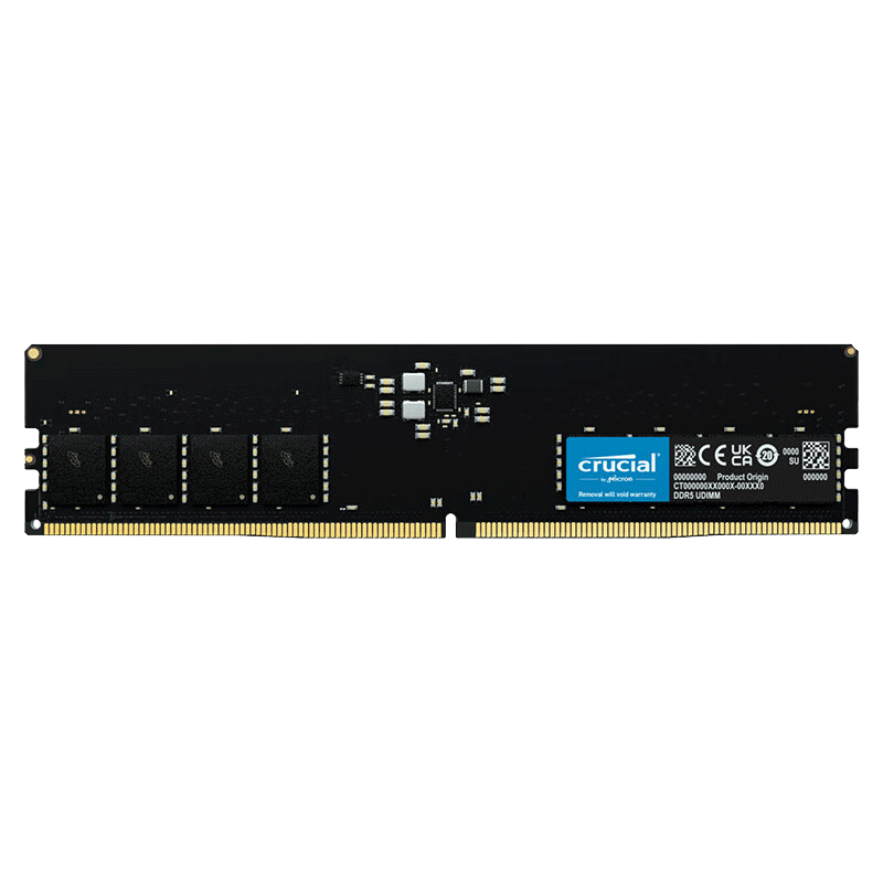 英睿达（crucial） 美光原厂镁光 DDR5内存条 16G/32G 5600频率 电脑内存卡 普条 16G 5600 DDR5
