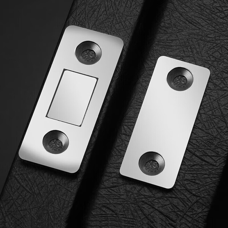 祢紊免打孔柜门磁吸贴衣柜门自吸磁条推拉门贴片吸合器隐形移门 银.