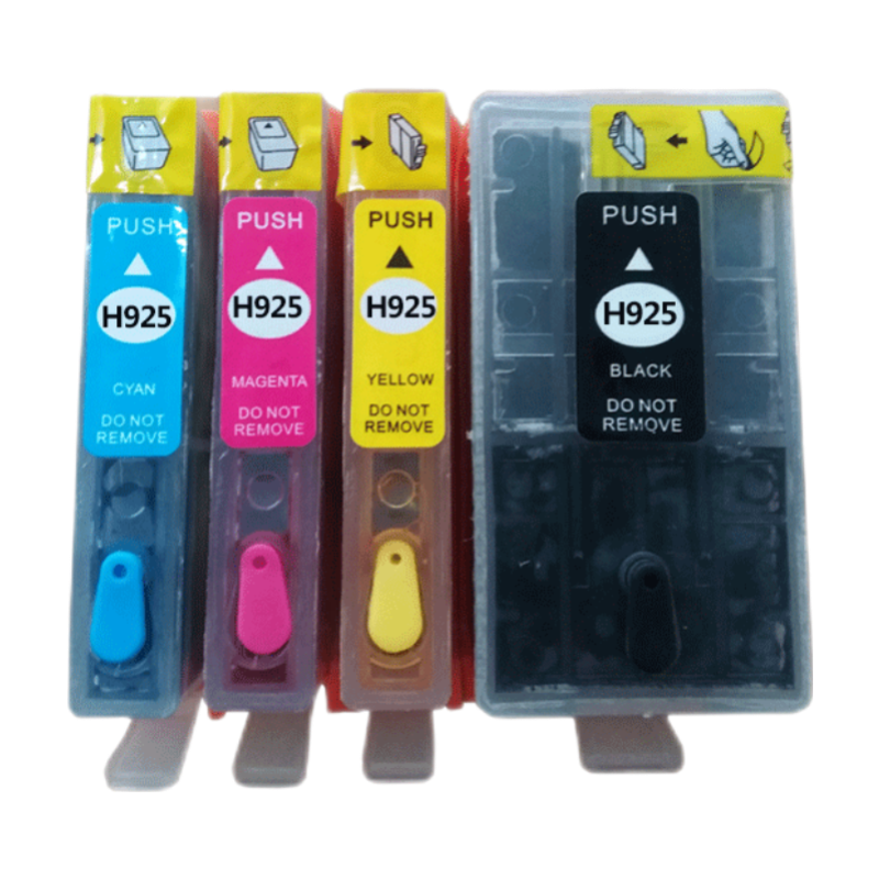榮美兼容惠普HP8120打印機(jī)HP925XL墨盒含芯片填充加墨連供 H925XL加大黑墨盒套裝【循環(huán)加墨填充】 墨盒含芯片【循環(huán)加墨填充】