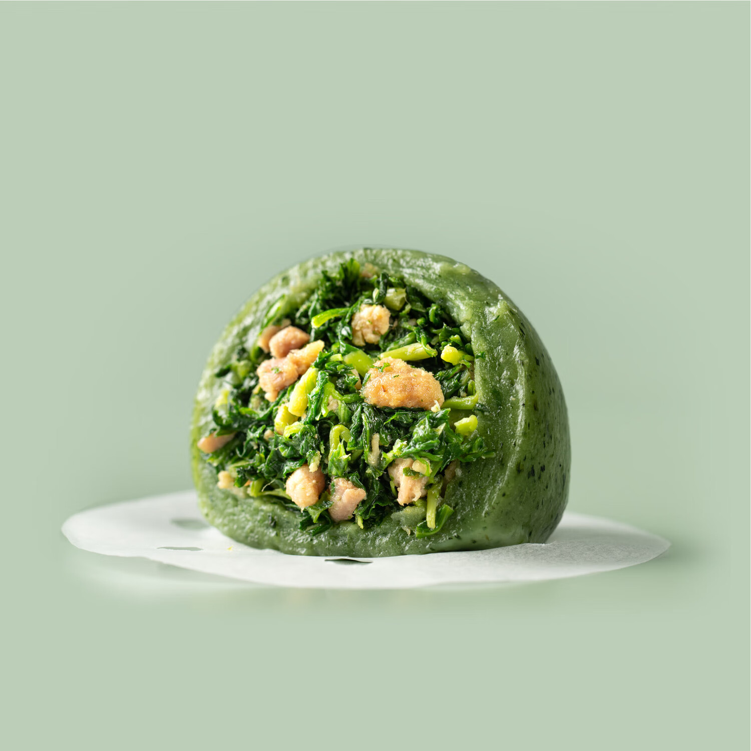 园外园 艾草青团 春季限定 真正鲜榨艾草和面 传统美食清明果 早餐点心 马兰青团 480g (6只装) (冷冻生制品)