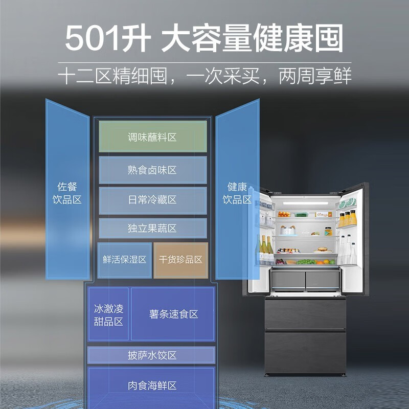 海尔501WGHFD14S8U1冰箱质量怎么样?讲讲用后感受