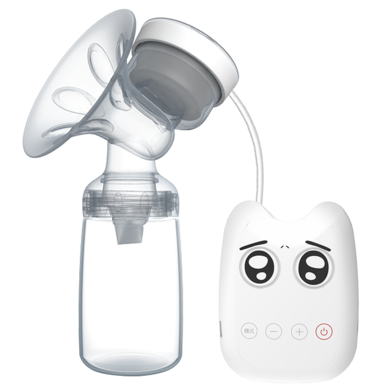 Real Bubee 电动吸奶器便携式自动吸奶 自调吸乳模式静音吸奶 母乳储存拔奶器非手动吸奶器 龙猫8016送（表情包）