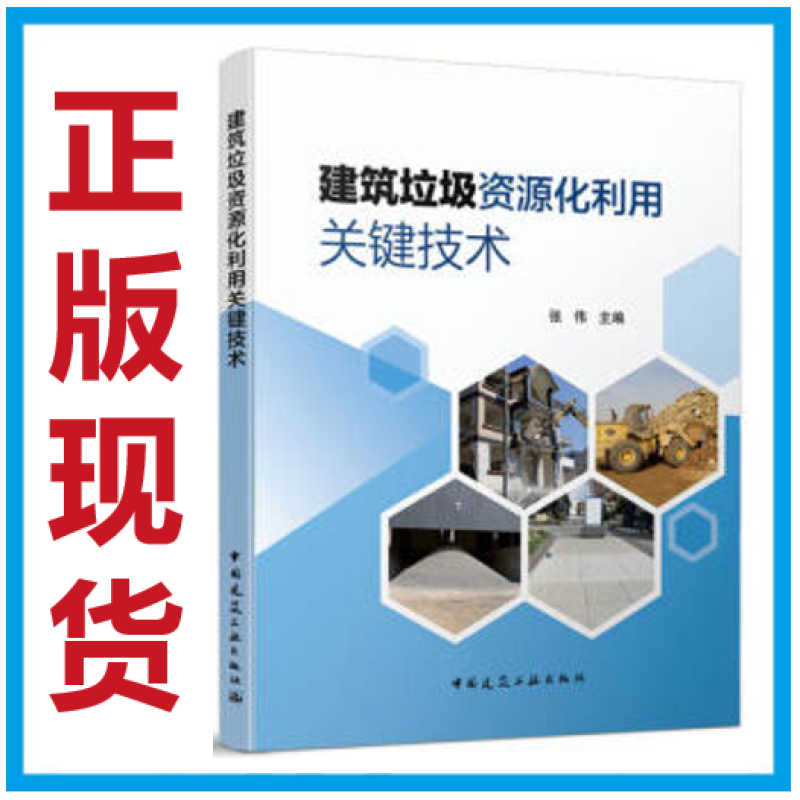 正版现货 建筑垃圾资源化利用关键技术 张伟主编 中国建筑工业出版社