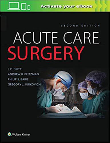 【预订】acute care surgery