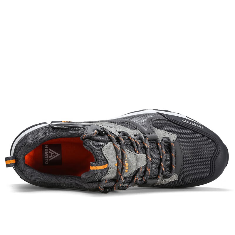 悍途（Humtto）户外四季防水登山鞋休闲透气情侣款登山徒步鞋防滑耐磨户外爬山鞋 深灰-男 41