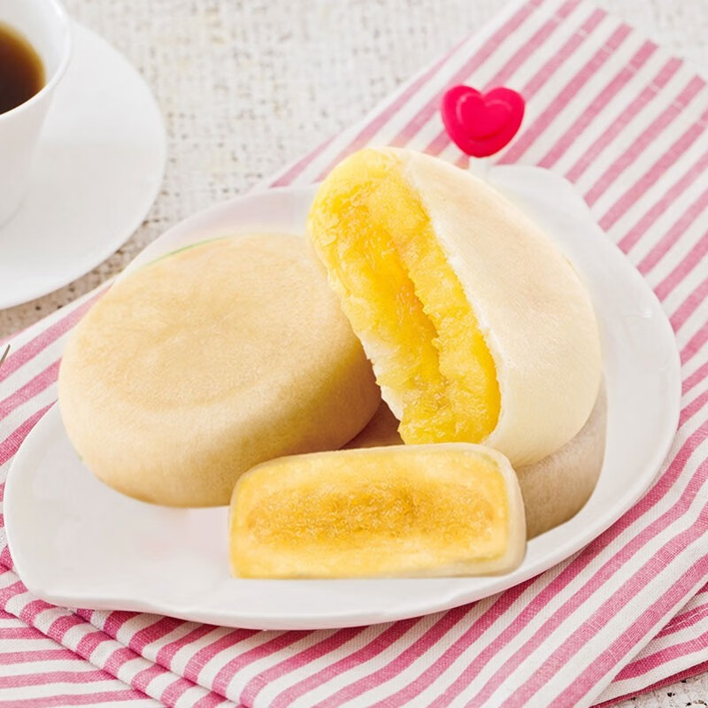 味滋源粗粮代餐零食早餐食品红豆薏米燕麦饼零食糕点小点心 芒果饼500g