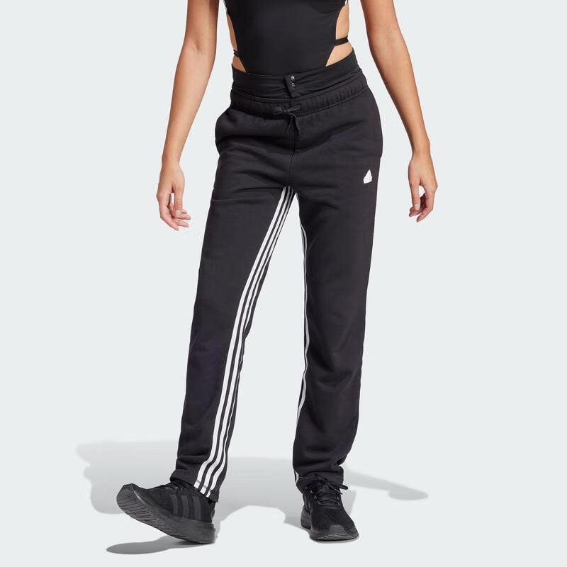 阿迪达斯 （adidas）女士裤子 DANCE ALL-GENDER 经典款舒适透气轻量运动慢跑裤 BLACK A/S