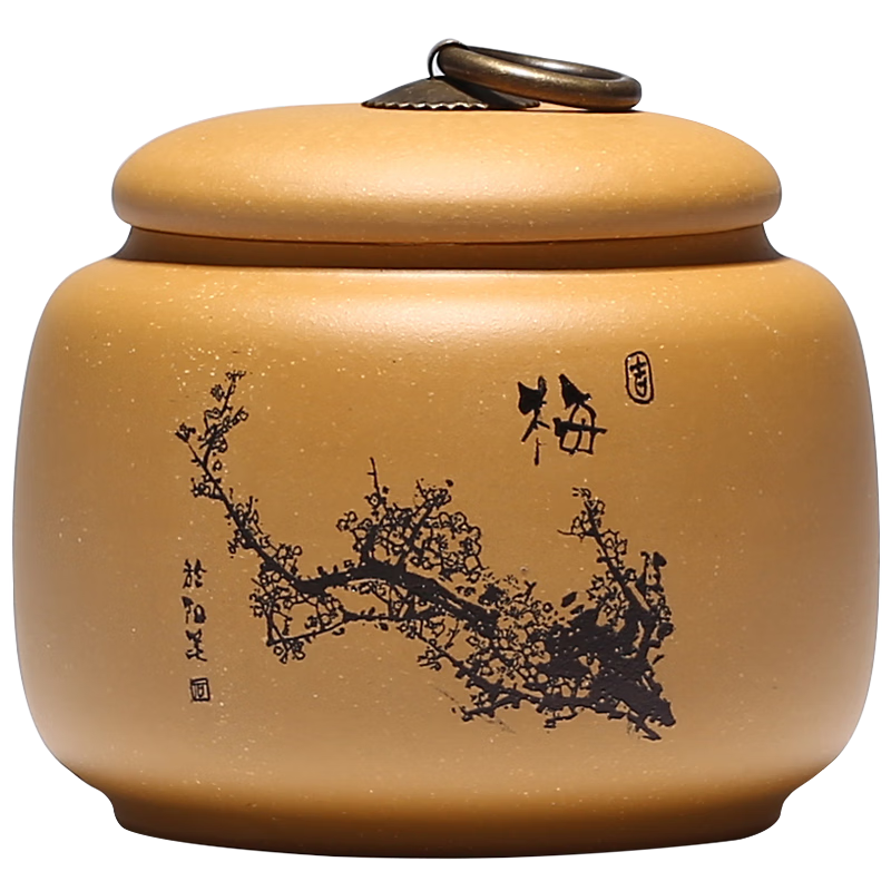 藏壺天下宜興紫砂茶葉罐儲茶罐家用茶葉密封罐普洱茶罐  