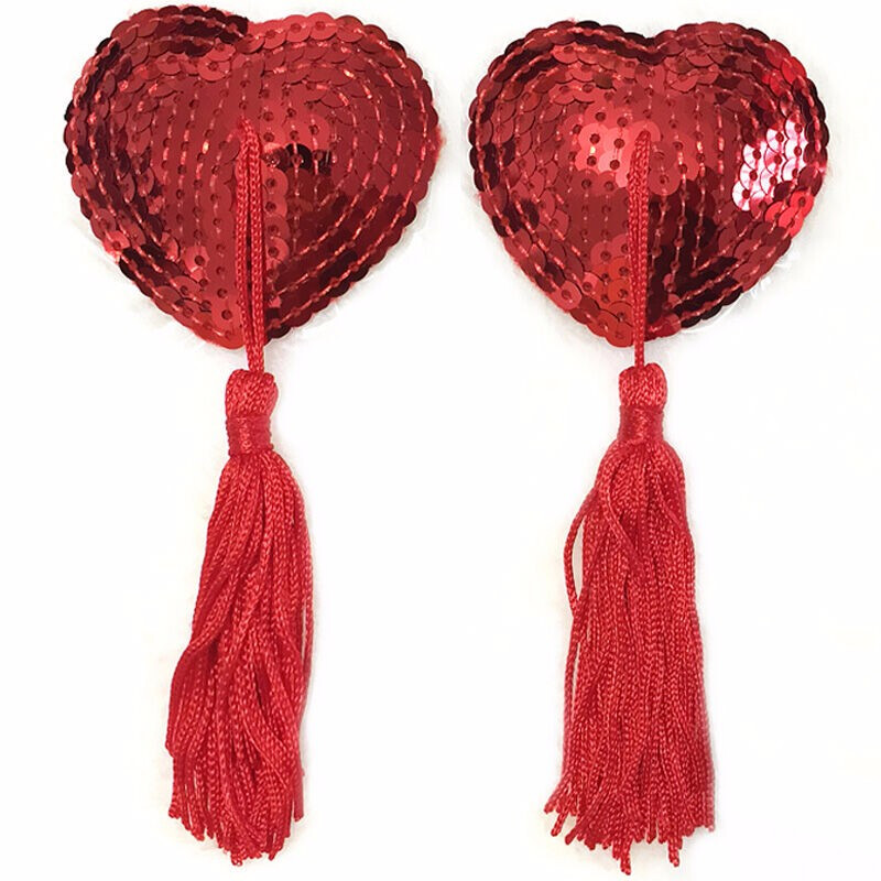 霏慕流苏亮片乳贴 情趣内衣配饰女用性用品 血滴子角色扮演胸贴 sm另