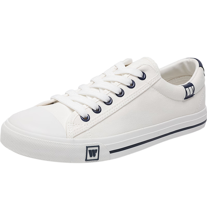 百亿补贴:回力帆布鞋男女款百搭系带经典帆布鞋耐磨低帮板鞋 WXY709T 白色 42 207.69元拍3件(合69.23元/件)