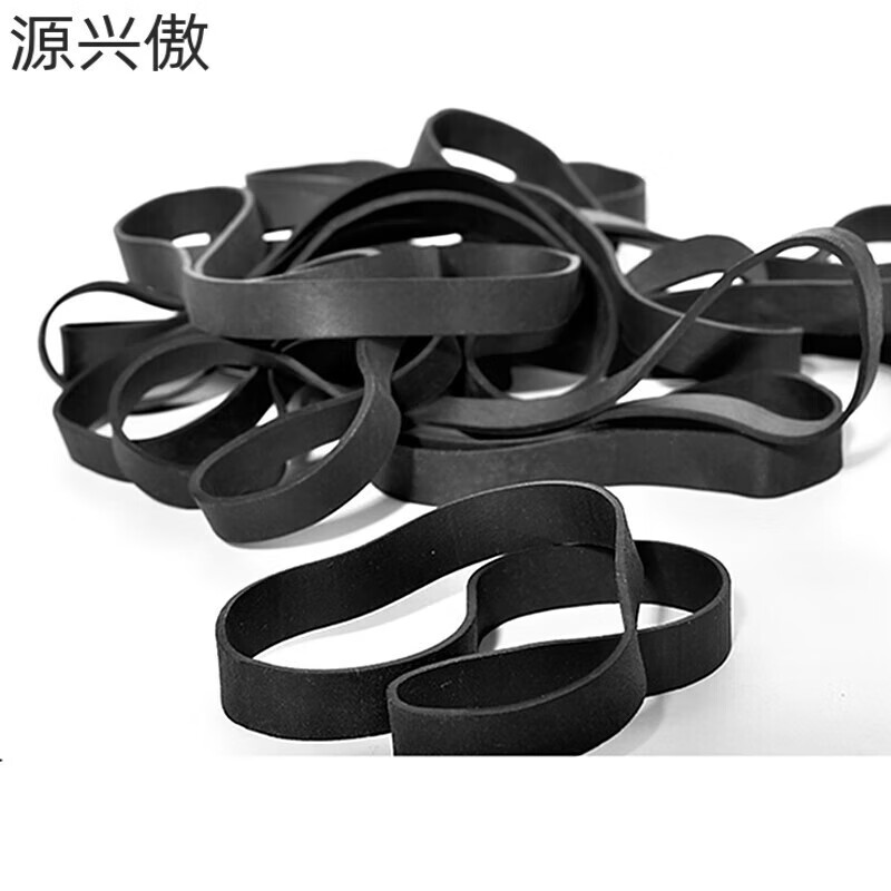 橡皮筋高彈力耐用工業(yè)橡皮圈黑色橡皮條黑皮套皮圈橡膠圈牛皮套 周長380X寬20mm20條價格