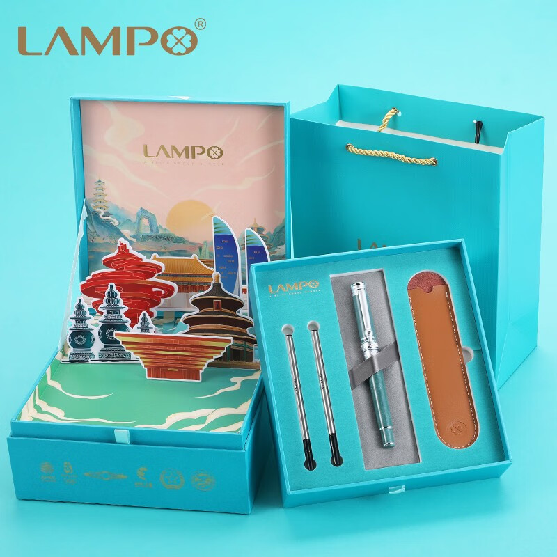 签字笔礼盒 中国风特色城市礼盒 商务高档礼盒男士女士生日礼物刻字