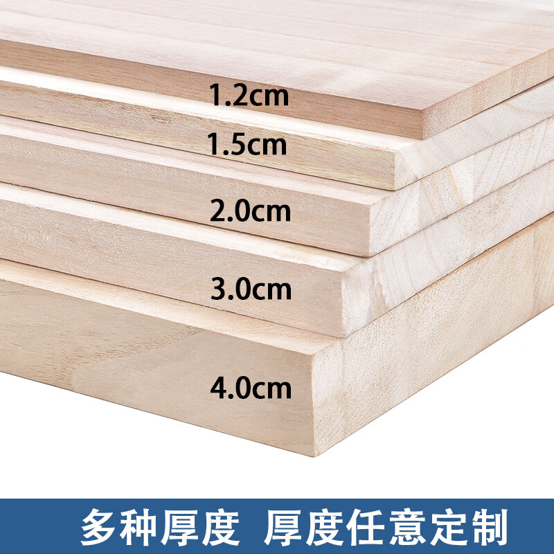 定制木板实木木板片隔层板材定做尺寸衣柜分层架隔板薄层板面板子 实木板 1.2cm厚 定制专拍