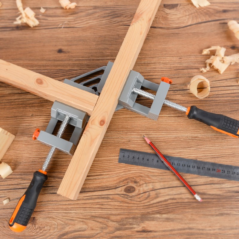 美科(mytec)木工直角夹双手柄90度金属焊接夹快速角度夹相框拼角夹子