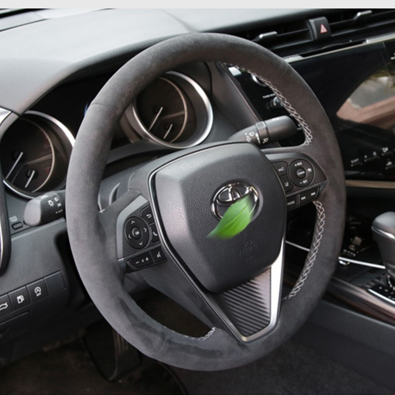 斯坦森 丰田凯美瑞方向盘套真皮手缝翻卡罗拉汉兰达雷凌荣放rav4亚洲
