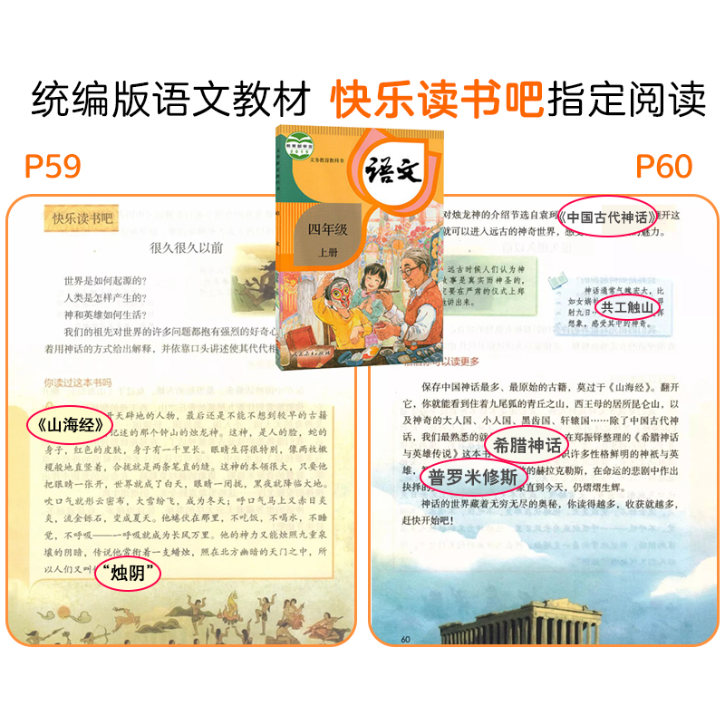 快乐读书吧四年级上册中国古代神话故事世界神话传说希腊神话故事
