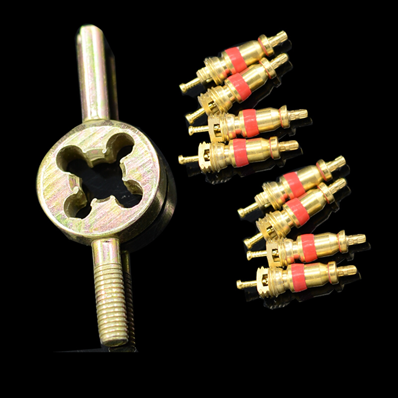 适用于自行车气门芯扳手多功能气门嘴钥匙放气针汽车轮胎气嘴气米汽门