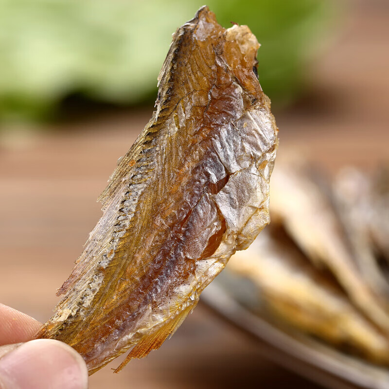 舟山海鲜特产 香烤小黄鱼干500g香酥黄花鱼干货零食即食小吃 海苔味