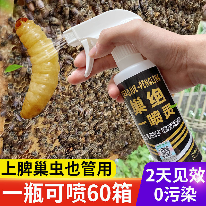 蜂箱老农巢虫清蜂箱巢虫净中蜂白头蛹棉虫巢虫青木片养蜜蜂工具 巢绝