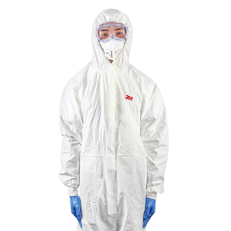 3m 4510防护服喷漆连体带帽全身防静电防尘服安全服透气耐用 4510防护