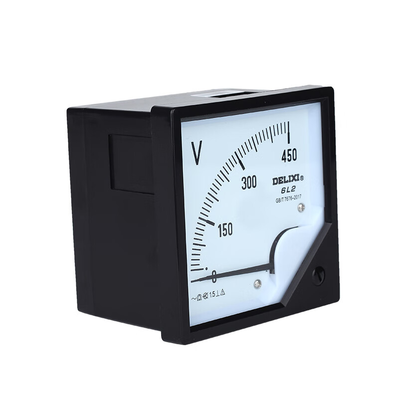 德力西电气6l2电压表电流表 450v500v交流 指针表直流 8080 250v300v