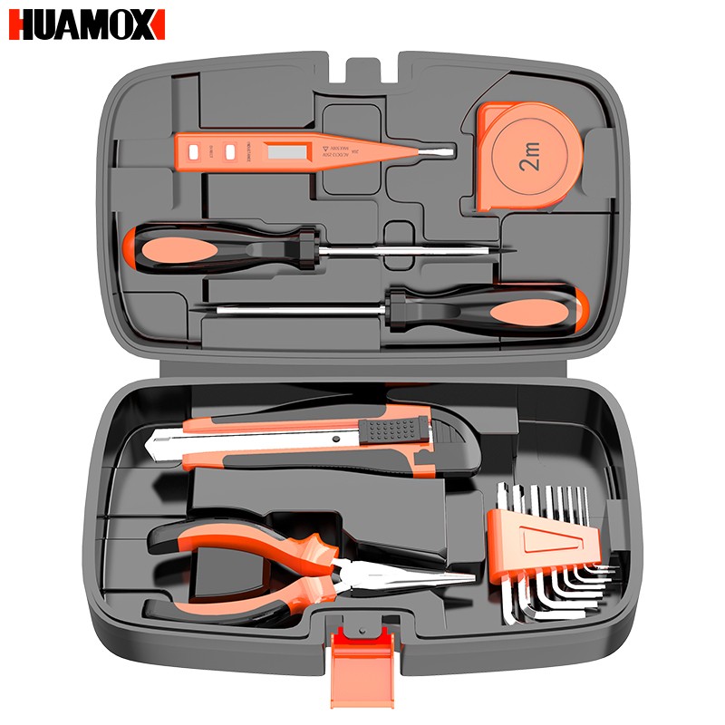 华麦斯 家用工具箱套装五金电工维修家庭工具套装多功