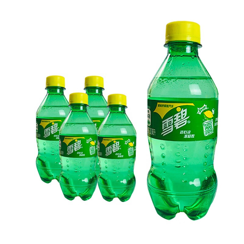 雪碧300ml*4瓶 清爽柠檬味汽水饮料可口可乐 雪碧300ml*4瓶