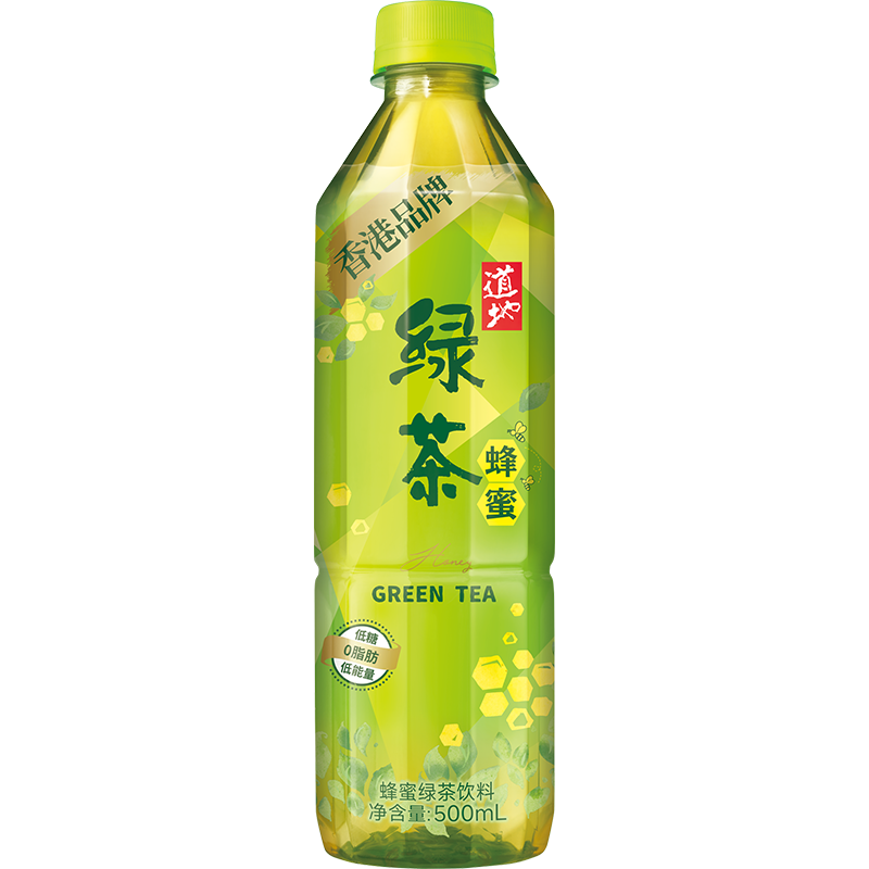 创宙 道地(TAO-TI)蜂蜜绿茶 含天然蜂蜜绿茶饮料 500ml*15瓶