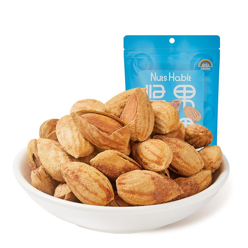 天虹牌 手剥巴旦木盐焗薄壳扁桃仁干果炒货大杏仁每日坚果休闲零食