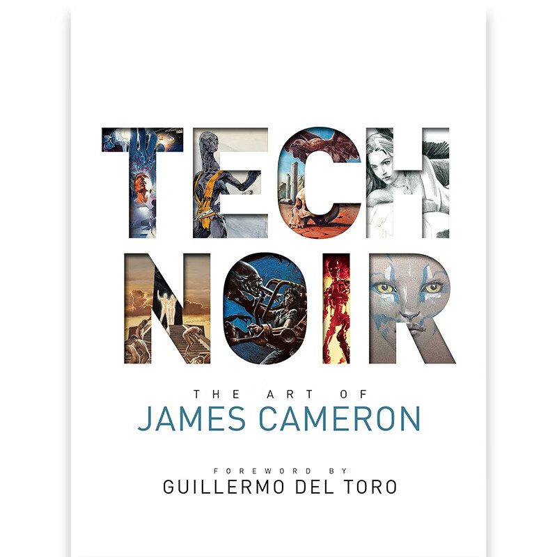 卡梅隆的艺术 英文原版 tech noir : the art of james cameron 电影
