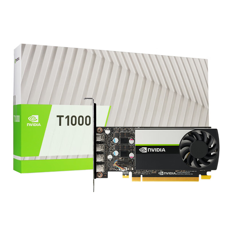 英伟达 NVIDIA T1000 4G  GDDR6 专业显卡 原装盒包