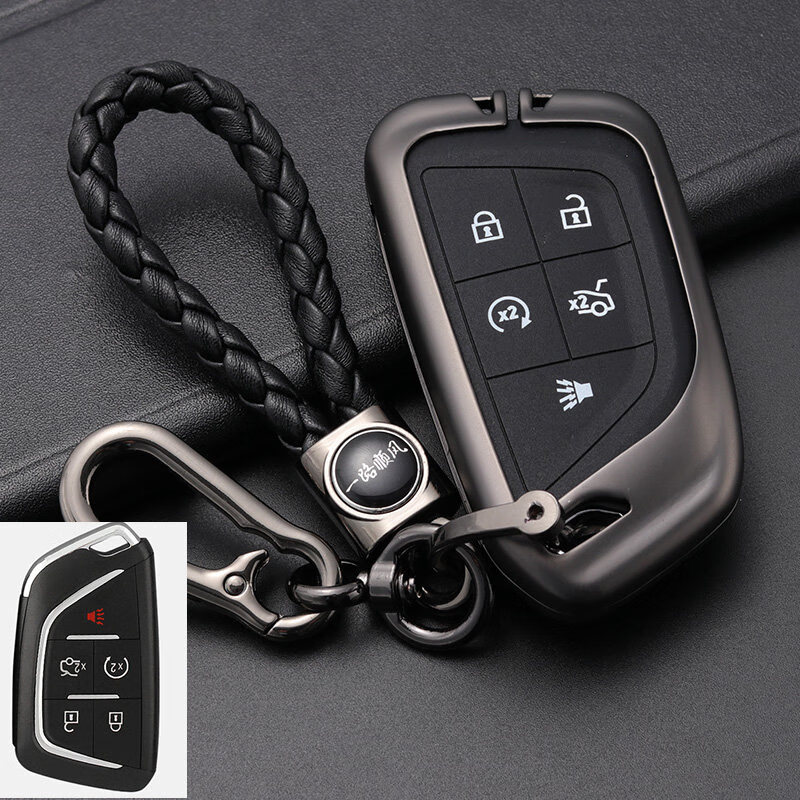 2021款凯迪拉克ct4钥匙包ct5钥匙套ct6钥匙壳xt5钥匙扣atsl专用srx