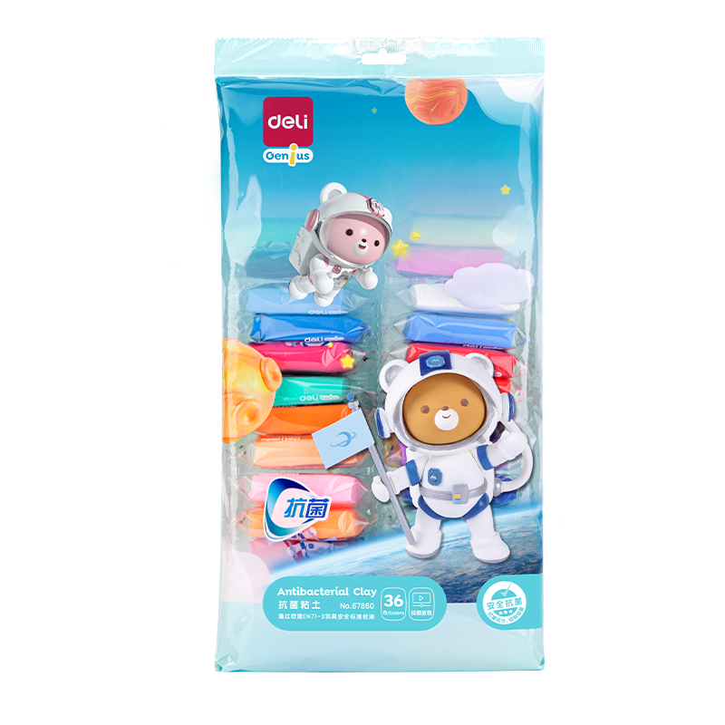 ������deli��36ɫ����ճ�� ������Ƥ�����̫��ɳ�ֹ�DIY����������� ��ͯ���������к�Ů����ѧ�ľ� 11.2Ԫ