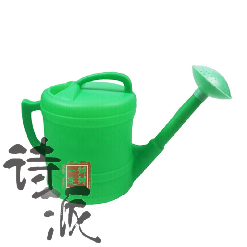 园艺用品 加厚塑料浇水桶浇花壶 洒水壶喷水壶洒水桶浇花浇菜 翠绿色